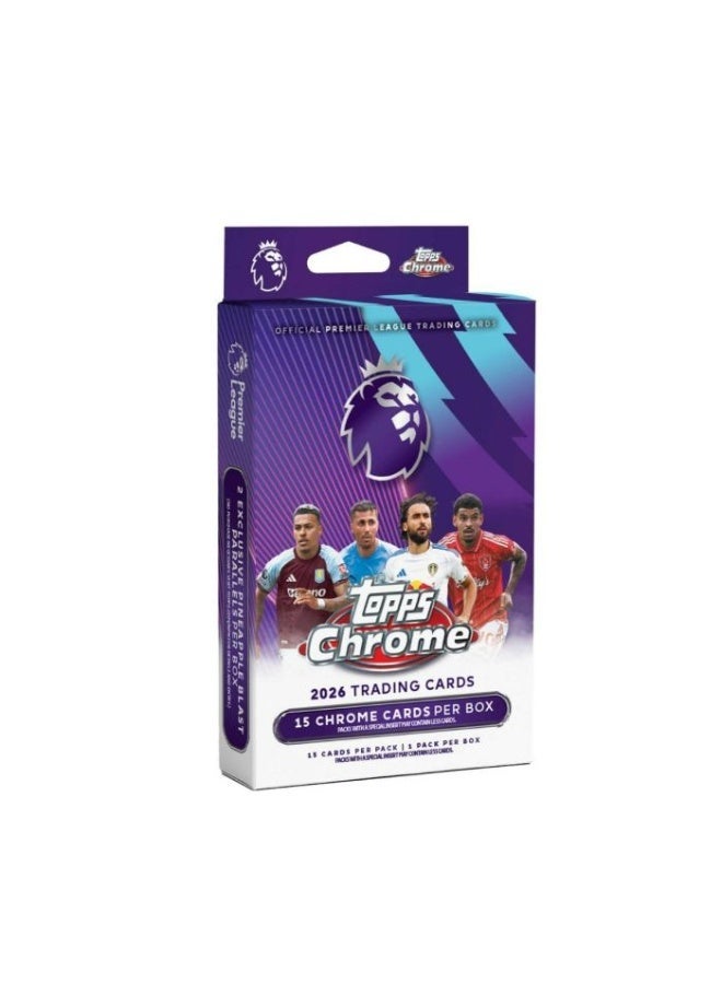 Topps - Premier League Chrome 2026 Hanger Box - Image 1